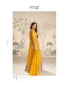 Bandhan By Sayuri Chinon Silk Embroidery Gown With Dupatta Suppliers In India